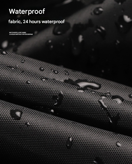 Size L Black All-Weather 210D Bicycle Cover - Waterproof & UV-Proof Outdoor Bike Protector with Lock Hole & Storage Bag